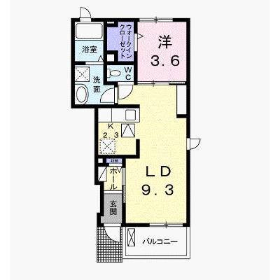 ソレアード・ニシキ　Ⅱ 106【管理NO：1-023318701-01050】 ★家具家電は申し込み後に搬入します★の物件画像