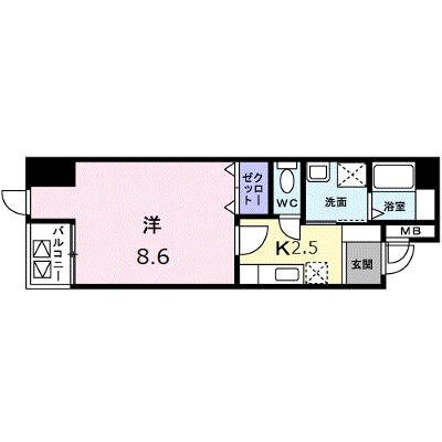 グレース栗林 303【管理NO：1-013699101-03030】 ★家具家電は申し込み後に搬入します★ ★2026年09月中旬入居可能★の物件画像