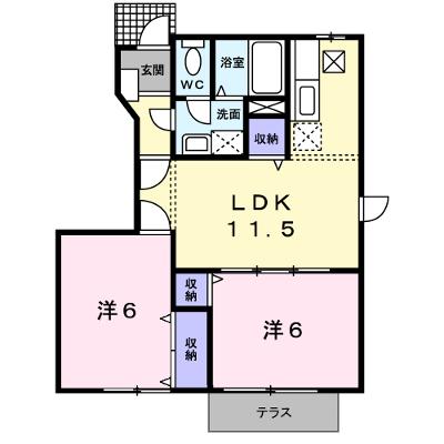 ミドルロ－ドＢ 101【管理NO：1-010909502-01010】 ★家具家電は申し込み後に搬入します 2026年09月下旬入居可能の物件画像