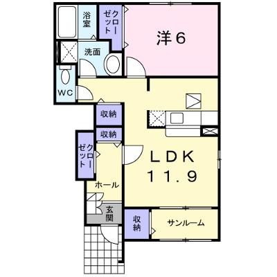 アルブルボア 103【管理NO：1-014556101-01030】 ★家具家電は申し込み後に搬入します★の物件画像