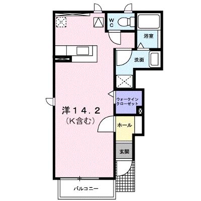プラティークＡ 101【管理NO：1-011673501-01010】 ★家具家電は申し込み後に搬入します 2026年09月上旬入居可能の物件画像