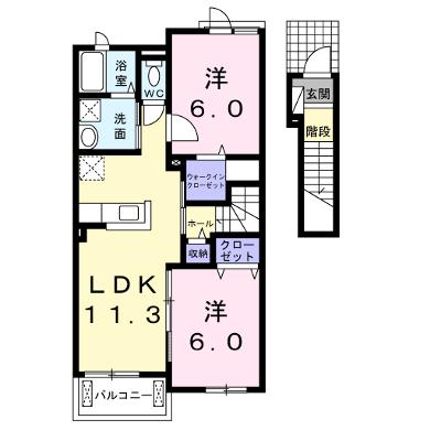 オストラーゼン　ハオス 203【管理NO：1-021433301-02030】 ★家具家電は申し込み後に搬入しますの物件画像