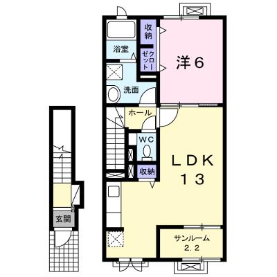グリーン・南天 203【管理NO：1-022917901-02030】 ★家具家電は申し込み後に搬入します 2026年08月中旬入居可能の物件画像