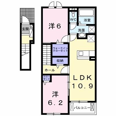 弥生桜Ⅱ・Ｂ 203【管理NO：1-028356902-02030】 ★家具家電は申し込み後に搬入します★ ★2027年01月下旬入居可能★の物件画像