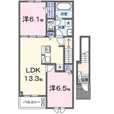 ソラーナ・ウキハⅠ 202【管理NO：1-027829201-02020】 ★家具家電は申し込み後に搬入します★ ★2027年01月下旬入居可能★の物件画像