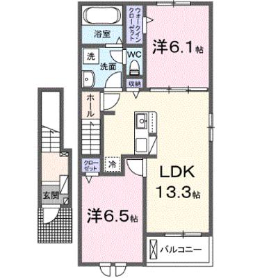 リスティフェルトＢ 206【管理NO：1-028238302-02050】 ★家具家電は申し込み後に搬入します★ ★2027年01月下旬入居可能★の物件画像