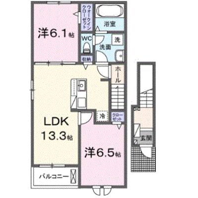 リスティフェルトＢ 201【管理NO：1-028238302-02010】 ★家具家電は申し込み後に搬入します★ ★2027年01月下旬入居可能★の物件画像