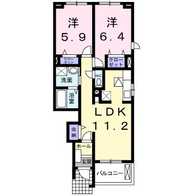 プラシード江津Ｂ 103【管理NO：1-017467602-01030】 ★家具家電は申し込み後に搬入します★ ★2026年09月上旬入居可能★の物件画像