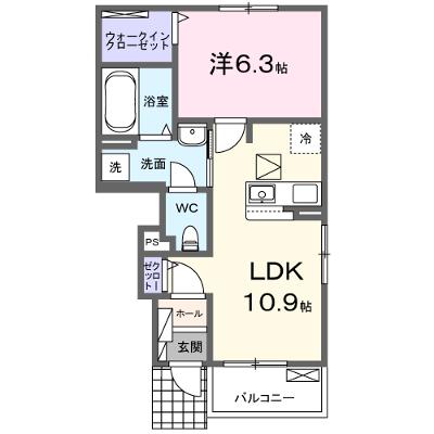 ガーデンハウス　リーベ　Ⅰ 103【管理NO：1-028435201-01030】 ★家具家電は申し込み後に搬入します★ ★2027年01月下旬入居可能★の物件画像