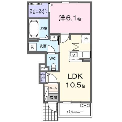 ガーデンハウス　リーベ　Ⅰ 102【管理NO：1-028435201-01020】 ★家具家電は申し込み後に搬入します★ ★2027年01月下旬入居可能★の物件画像