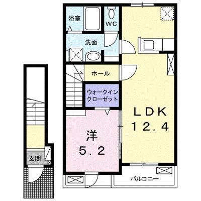 ボヌール 204【管理NO：1-026611701-02040】 ★家具家電は申し込み後に搬入します★ ★2026年09月上旬入居可能★の物件画像