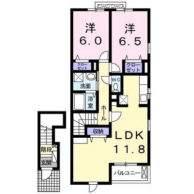 アウローラ 203【管理NO：1-021564501-02030】 ★家具家電は申し込み後に搬入します★ ★2026年09月中旬入居可能★の物件画像