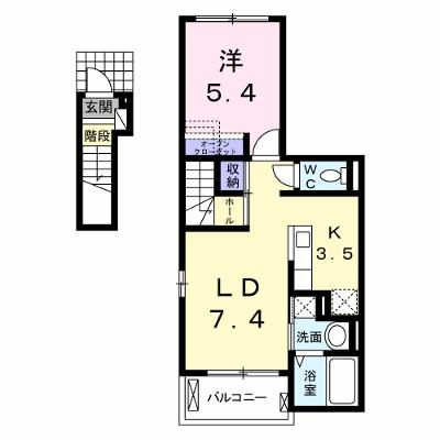 エレガント郡山　Ⅱ 206【管理NO：1-022371301-02050】 ★家具家電は申し込み後に搬入します★ ★2026年08月下旬入居可能★の物件画像