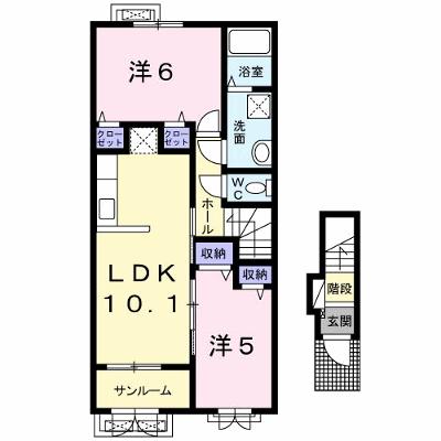 エーデルハイム　Ｋ３ 202【管理NO：1-022446901-02020】 ★家具家電は申し込み後に搬入します★ ★2026年09月中旬入居可能★の物件画像