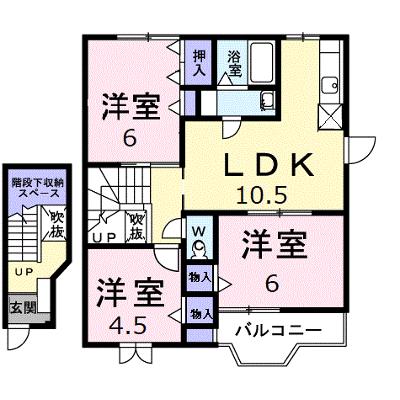 メープルアベニュー　Ｃ 202【管理NO：1-007386103-02020】 ★家具家電は申し込み後に搬入しますの物件画像