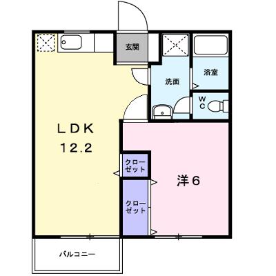 ルミエールⅠ 202【管理NO：1-006996501-02020】 ★家具家電は申し込み後に搬入します 2026年08月下旬入居可能の物件画像