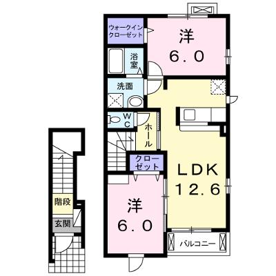 グリエンジュ 204【管理NO：1-017845901-02040】 ★家具家電は申し込み後に搬入します 2026年09月上旬入居可能の物件画像