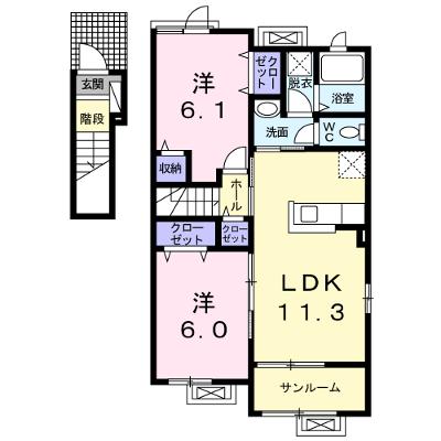 カーサ　アヴェニーレⅠ 201【管理NO：1-017857801-02010】 ★家具家電は申し込み後に搬入します 2026年09月中旬入居可能の物件画像
