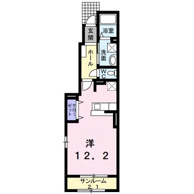 コッコラーレ 102【管理NO：1-016163201-01020】 ★家具家電は申し込み後に搬入します★の物件画像