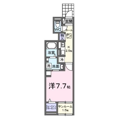 レスポワール　ドゥ　シュド 105【管理NO：1-027942201-01040】 ★家具家電は申し込み後に搬入します 2026年09月中旬入居可能の物件画像