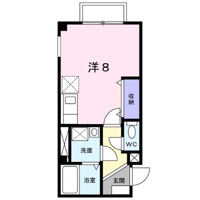 カーサ・サニー 201【管理NO：1-010598801-02010】 ★家具家電は申し込み後に搬入します★ ★2026年09月上旬入居可能★の物件画像
