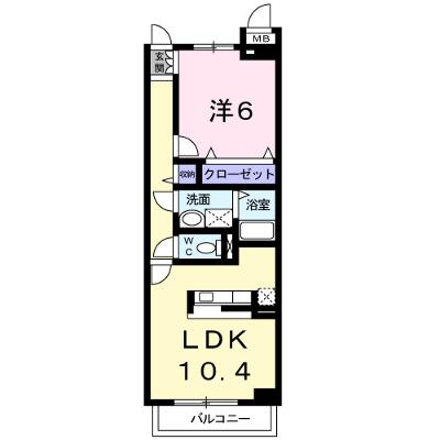 ラルジュ西金ヶ崎 101【管理NO：1-020307301-01010】 ★家具家電は申し込み後に搬入します★ ★2026年09月中旬入居可能★の物件画像