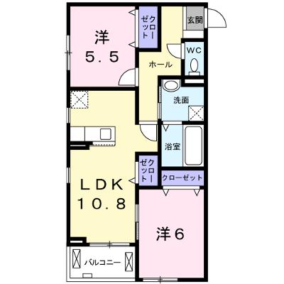 シュロス 302【管理NO：1-025383001-03020】 ★家具家電は申し込み後に搬入します★ ★2026年09月中旬入居可能★の物件画像
