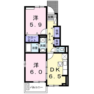 フローレンス・ユーＡ 103【管理NO：1-018123201-01030】 ★家具家電は申し込み後に搬入します★の物件画像