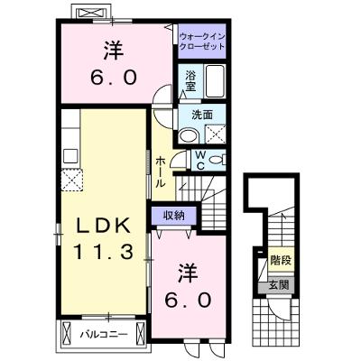 グラース 201【管理NO：1-017626801-02010】 ★家具家電は申し込み後に搬入します★の物件画像