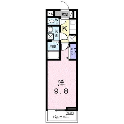 メゾンドソレイユ　Ⅳ 203【管理NO：1-023216001-02030】 ★家具家電は申し込み後に搬入します★ ★2026年09月上旬入居可能★の物件画像
