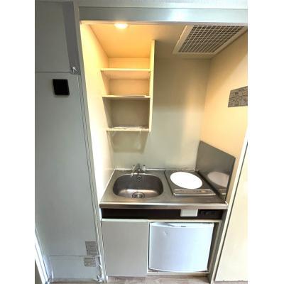 🔷🔹🔸🔶⭐駅徒歩5分⭐1Rタイプ⭐音が気になる方も安心なRC造のお部屋です⭐【禁煙&Wi-Fi無料】⭐🔶🔸🔹🔷「K33」の物件画像