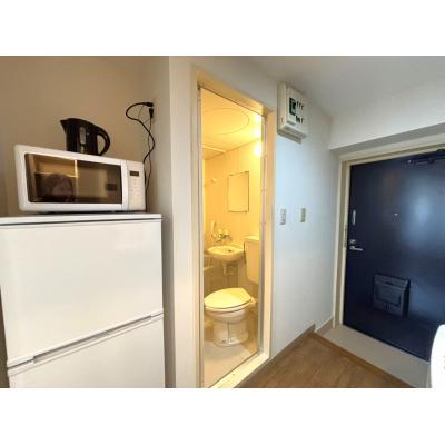 🔷🔹🔸🔶⭐エレベーター付き⭐エアコン、IHクッキングヒーター⭐1Kタイプ⭐RC造のお部屋⭐【禁煙&Wi-Fi無料】⭐🔶🔸🔹🔷「K47」の物件画像