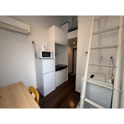 🔷🔹🔸🔶⭐ロフト付◎⭐1Kタイプ⭐2面採光で明るい室内⭐2階角部屋⭐【禁煙&Wi-Fi無料】⭐🔶🔸🔹🔷「K48」の物件画像
