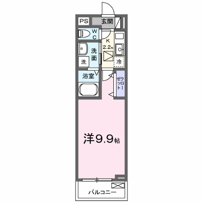 アリエッタ 104【管理NO：1-027479901-01040】 ★家具家電は申し込み後に搬入します★ ★2026年10月中旬入居可能★の物件画像
