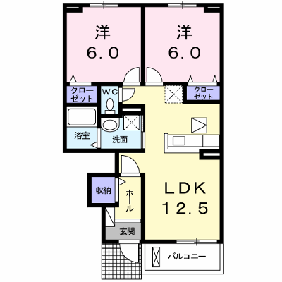 スペル　カーザ 102【管理NO：1-023806601-01020】 ★家具家電は申し込み後に搬入します 2026年09月上旬入居可能の物件画像