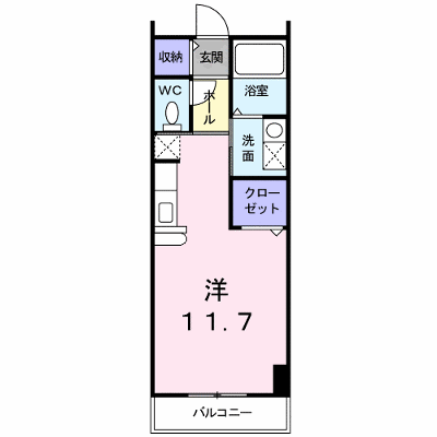 キュ－ズ・リヴィエ－ル 103【管理NO：1-014327001-01030】 ★家具家電は申し込み後に搬入します 2026年09月上旬入居可能の物件画像