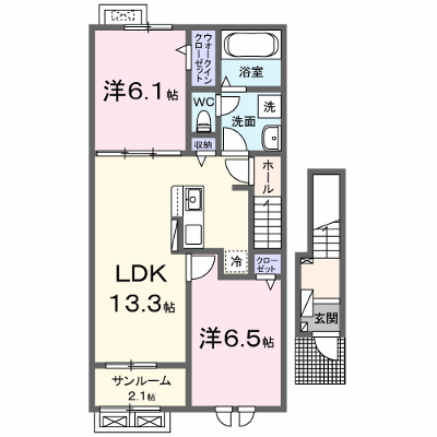 スピアージャ　アン　フィーメＤ 202【管理NO：1-028454002-02020】 ★家具家電は申し込み後に搬入します 2026年10月上旬入居可能の物件画像