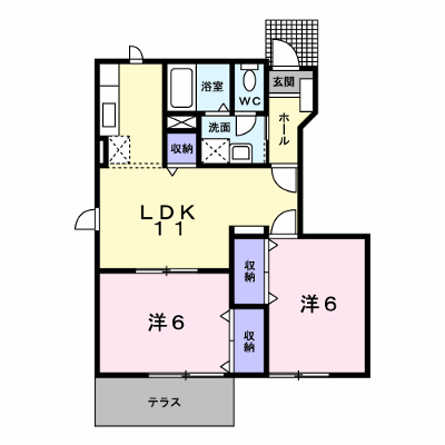 レフィナードⅡ 104【管理NO：1-010996502-01040】 ★家具家電は申し込み後に搬入します★ ★2026年09月上旬入居可能★の物件画像
