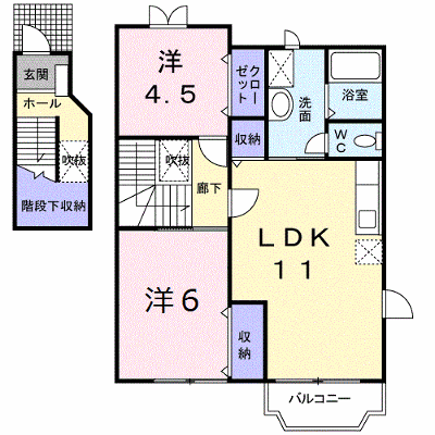 フラワーガーデン３ 201【管理NO：1-009524501-02010】 ★家具家電は申し込み後に搬入します★ ★2026年09月中旬入居可能★の物件画像