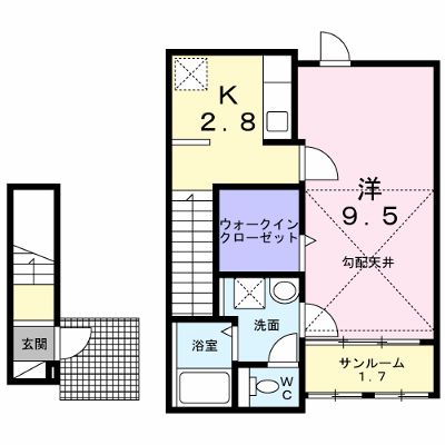 ブレスサイドヒルズＨ 204【管理NO：1-025663701-02040】 ★家具家電は申し込み後に搬入します 2026年09月中旬入居可能の物件画像