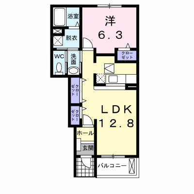 サニーＣ 102【管理NO：1-013988701-01020】 ★家具家電は申し込み後に搬入します 2026年08月上旬入居可能の物件画像