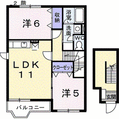 アキラハイツ 201【管理NO：1-010617301-02010】 ★家具家電は申し込み後に搬入します★の物件画像