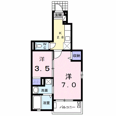 パラオ 101【管理NO：1-019622901-01010】 ★家具家電は申し込み後に搬入します★の物件画像