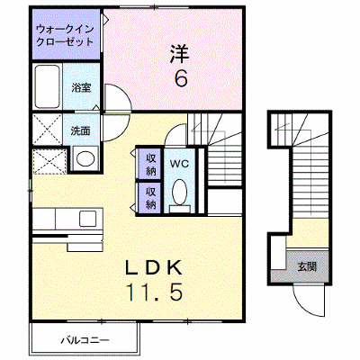 アウスレーゼⅠ 201【管理NO：1-012596601-02010】 ★家具家電は申し込み後に搬入します★ ★2026年08月下旬入居可能★の物件画像