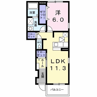 レーゲン　ボーゲンＢ 104【管理NO：1-015906002-01040】 ★家具家電は申し込み後に搬入します★ ★2026年09月中旬入居可能★の物件画像