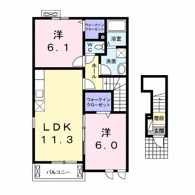 サン・マルジュⅠ 201【管理NO：1-016577001-02010】 ★家具家電は申し込み後に搬入します★ ★2026年08月下旬入居可能★の物件画像