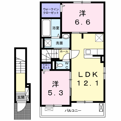 ベル　アルモニー 204【管理NO：1-024868201-02040】 ★家具家電は申し込み後に搬入します★の物件画像