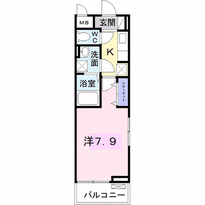 ミルト　ブリーゼ 201【管理NO：1-024241801-02010】 ★家具家電は申し込み後に搬入します★の物件画像