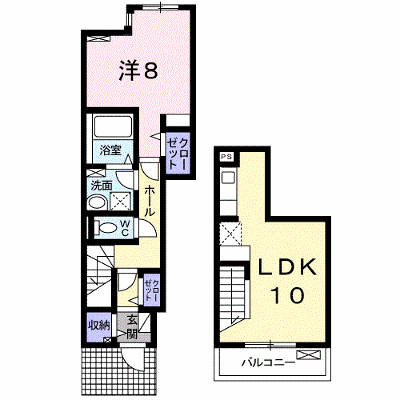 Ｐｒｉｍｏ 104【管理NO：1-021155101-01040】 ★家具家電は申し込み後に搬入します★の物件画像