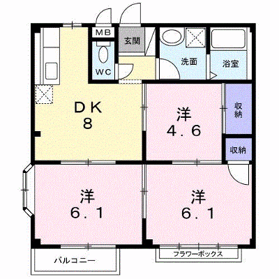 バード・ヒルＡ 202【管理NO：1-003939301-02020】 ★家具家電は申し込み後に搬入します★ ★2026年09月中旬入居可能★の物件画像